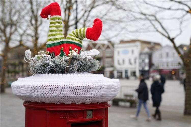 The final second class Christmas posting date is December 12. Image: PA.