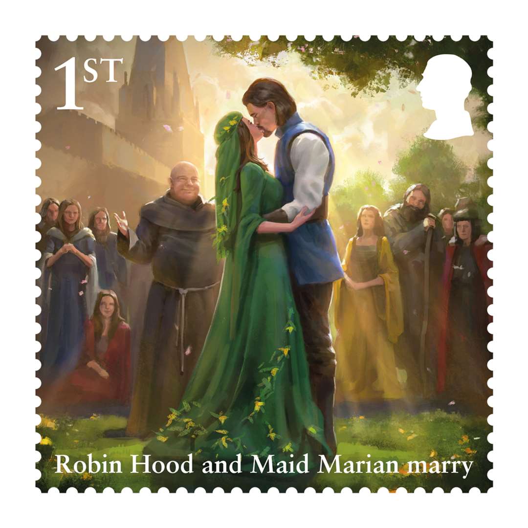 Robin Hood and Maid Marian marry