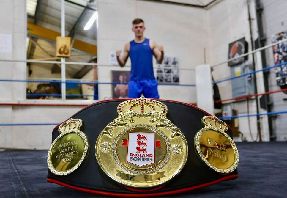 Harley Burrows following his National title success