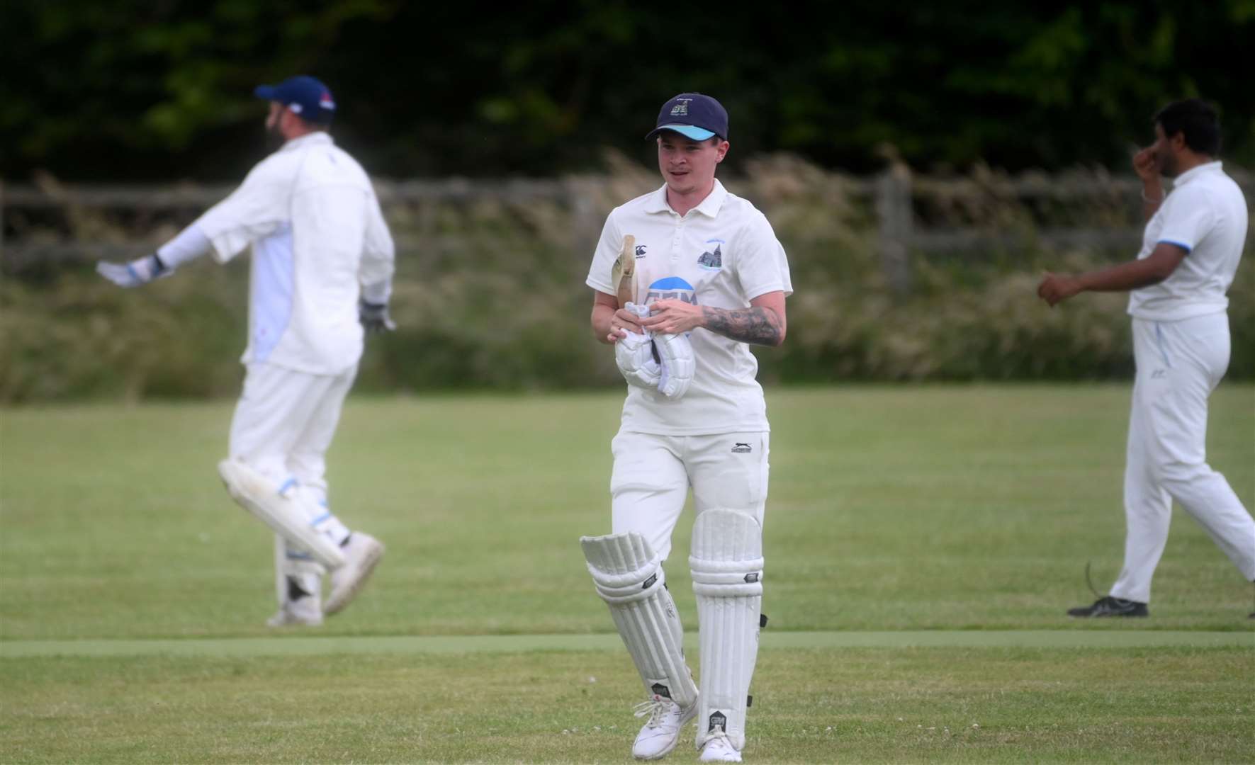 Wimblington v Chippenham cricket action