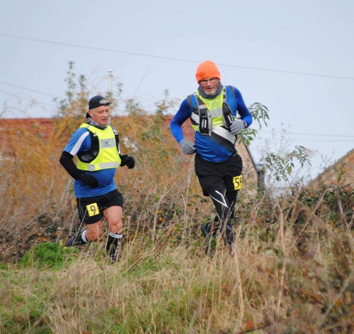 Ultra runners Andrew Wood and Jason Mottram