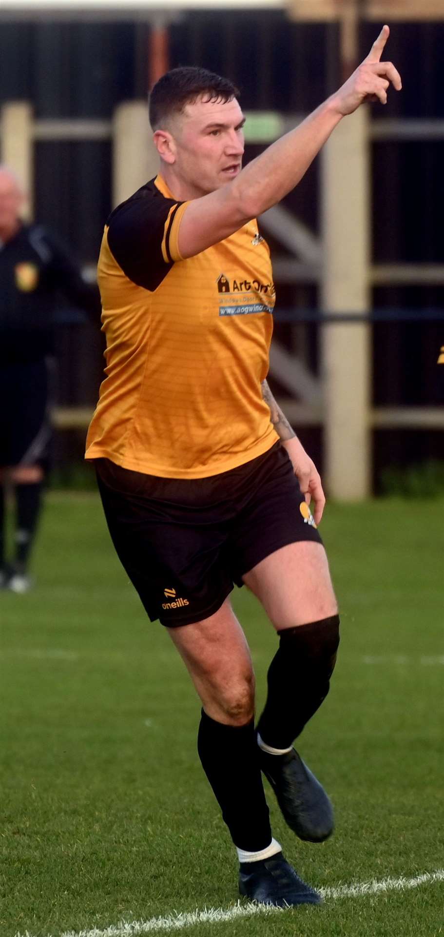 Craig Gillies scored a hat-trick for March this afternoon