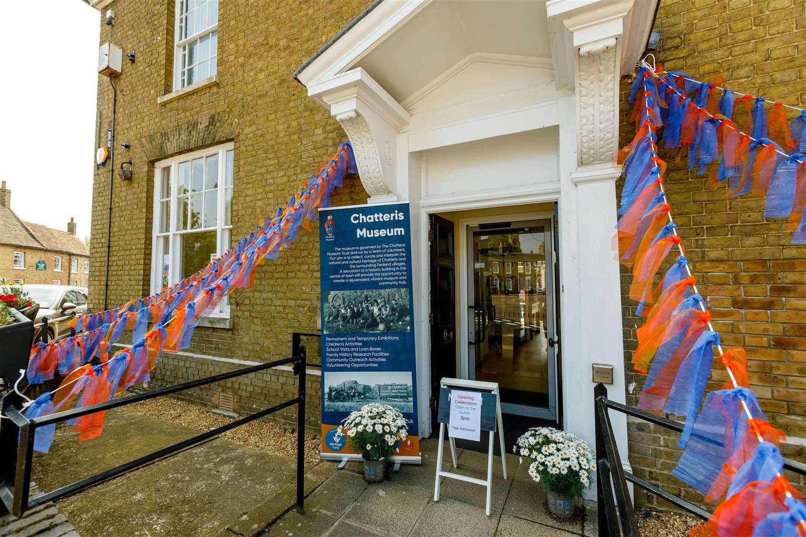 Exterior shot of the museum
