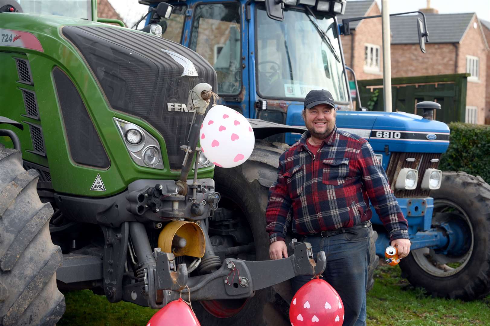 Charity valentines tractor runBarry Glover