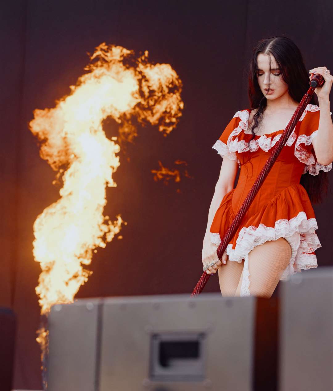 Poppy on the main stage. Picture: Download Festival/Danny North