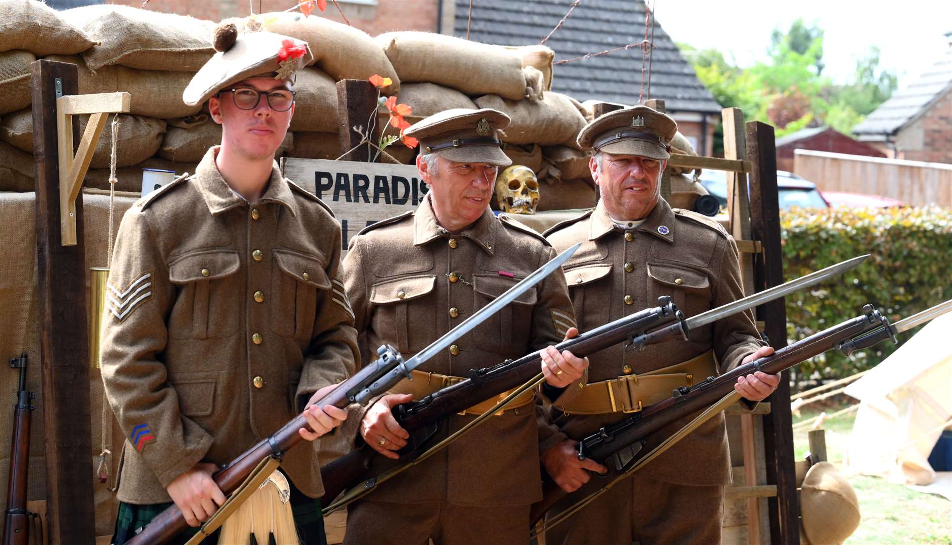 Armed Forces event at Westend Park ..Adam Twiddy, John and David Saunders. (59081517)