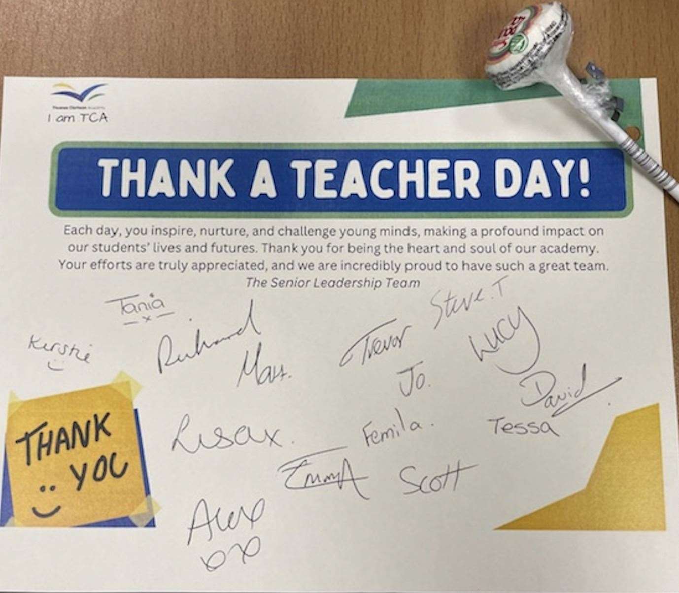 Teaching staff at a Wisbech academy have all been recognised for their inspirational work with students.