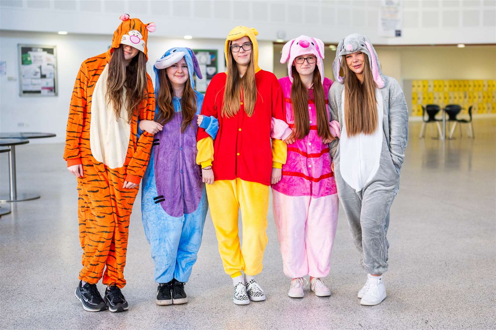 Sixth formers at TCA donned an array of costumes for Children in Need. Photo: Barking Dog Media/Ian Burt.