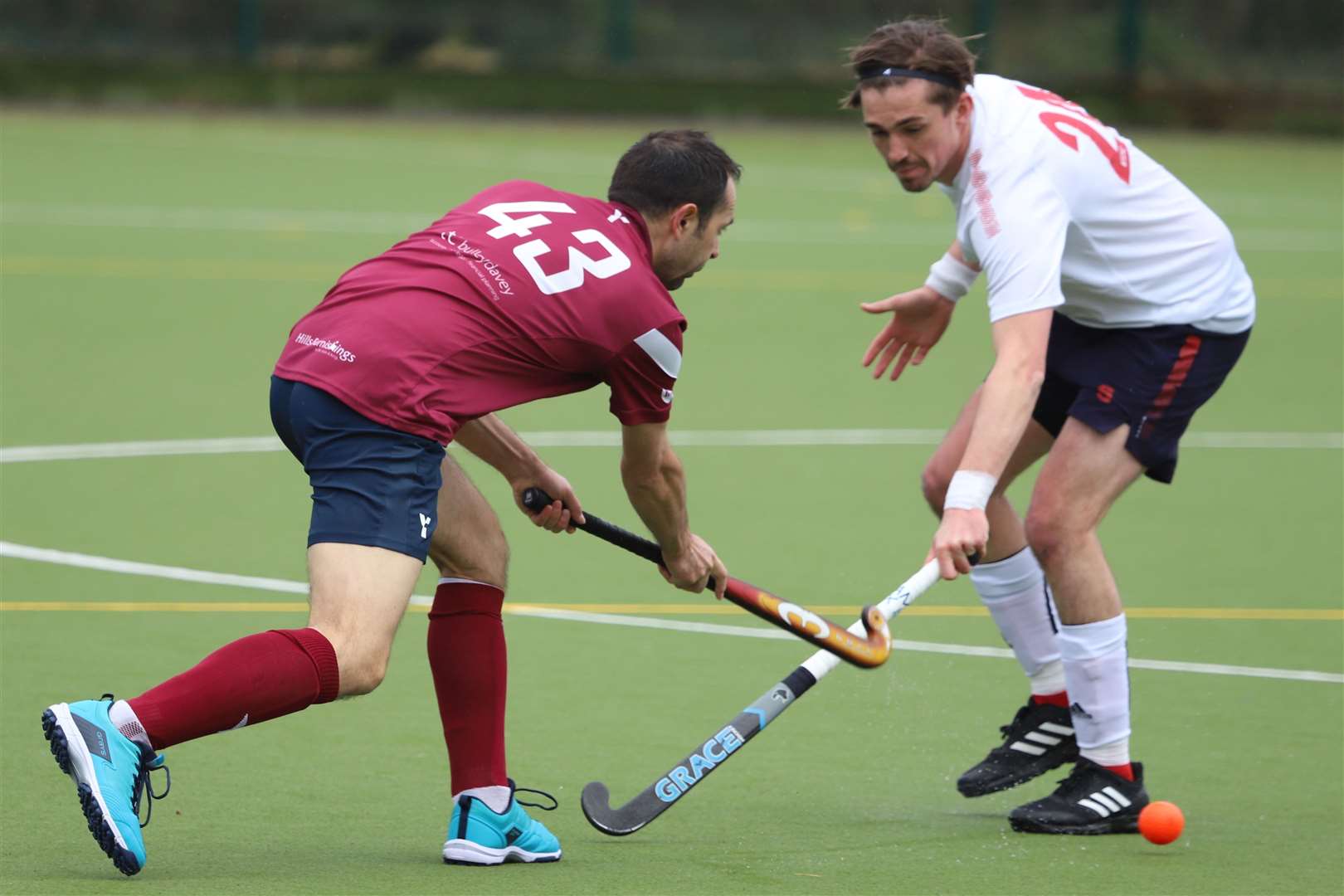 Action between Spalding 2nds and Wisbech 2nds on Saturday. Picture: Nigel Cookson