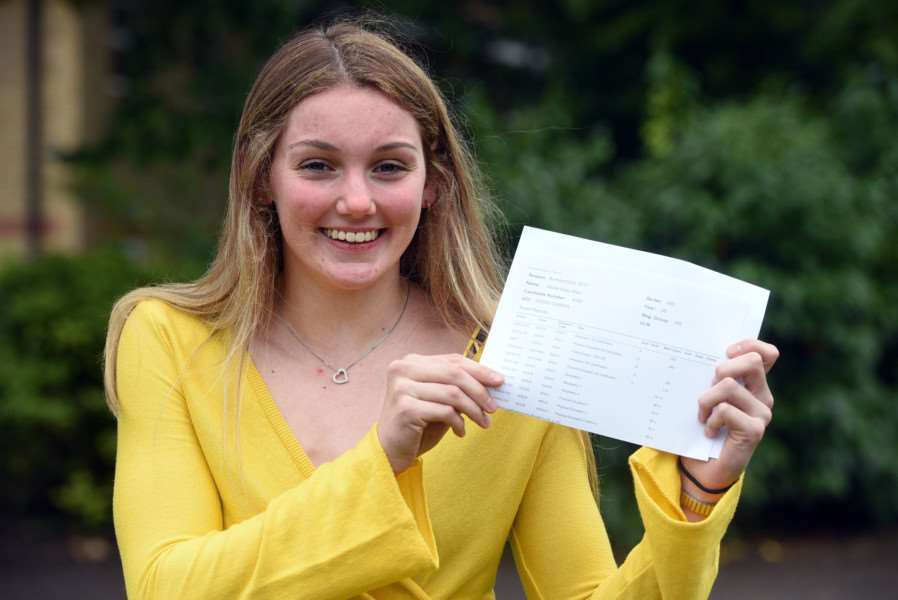 Wisbech Grammar School A level results'Mollie Allen 3 A's'Textiles, Geography and PE'Loughborough to study Business'She recently won 3 medals at Sheffield British National Swimming Championships in the 50m backstroke, 4 x 100m medley relay and 100m freestyle