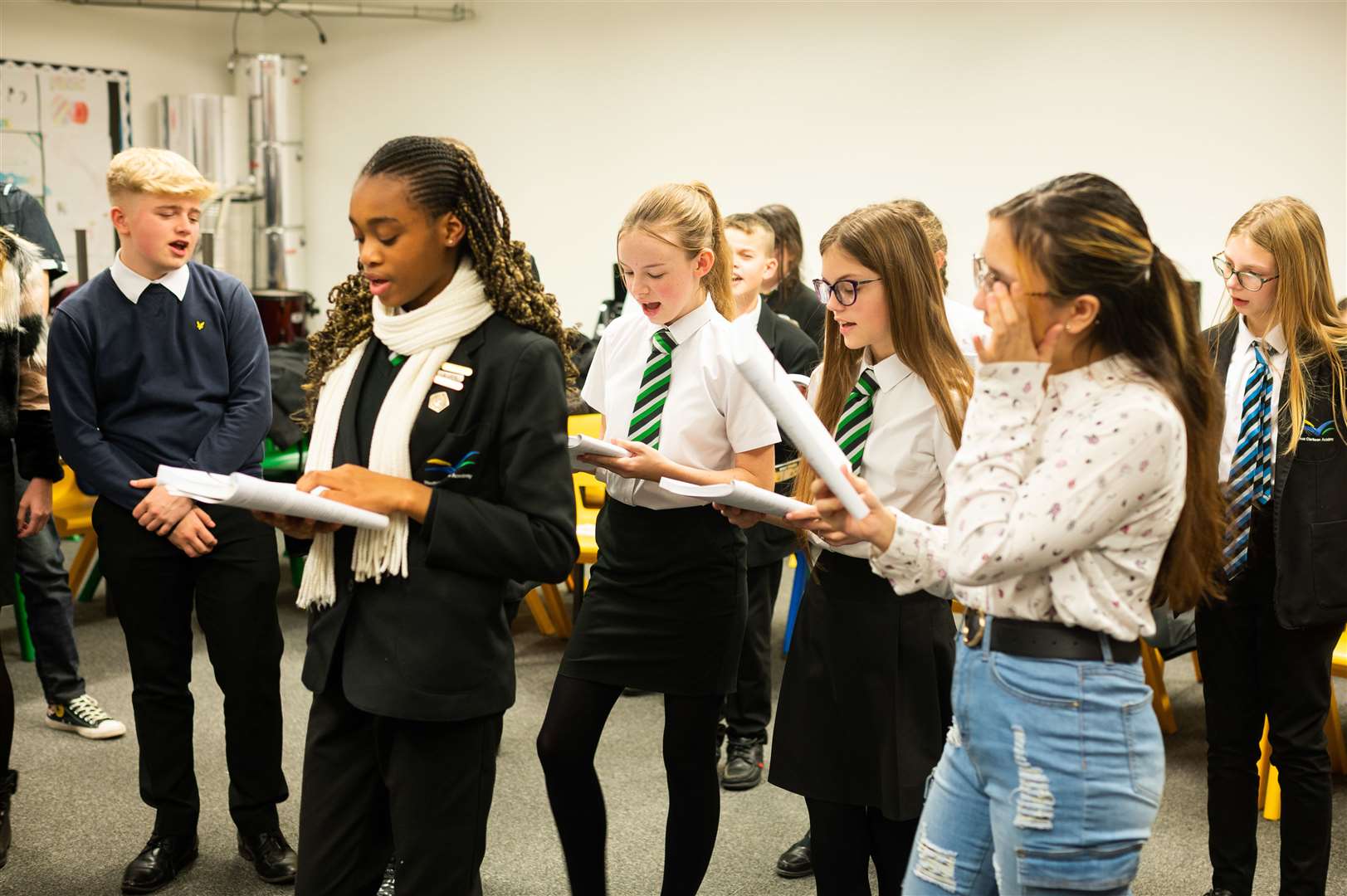 There is a real buzz around Thomas Clarkson Academy as students rehearse hard for their first stage production in three years. (61803974)