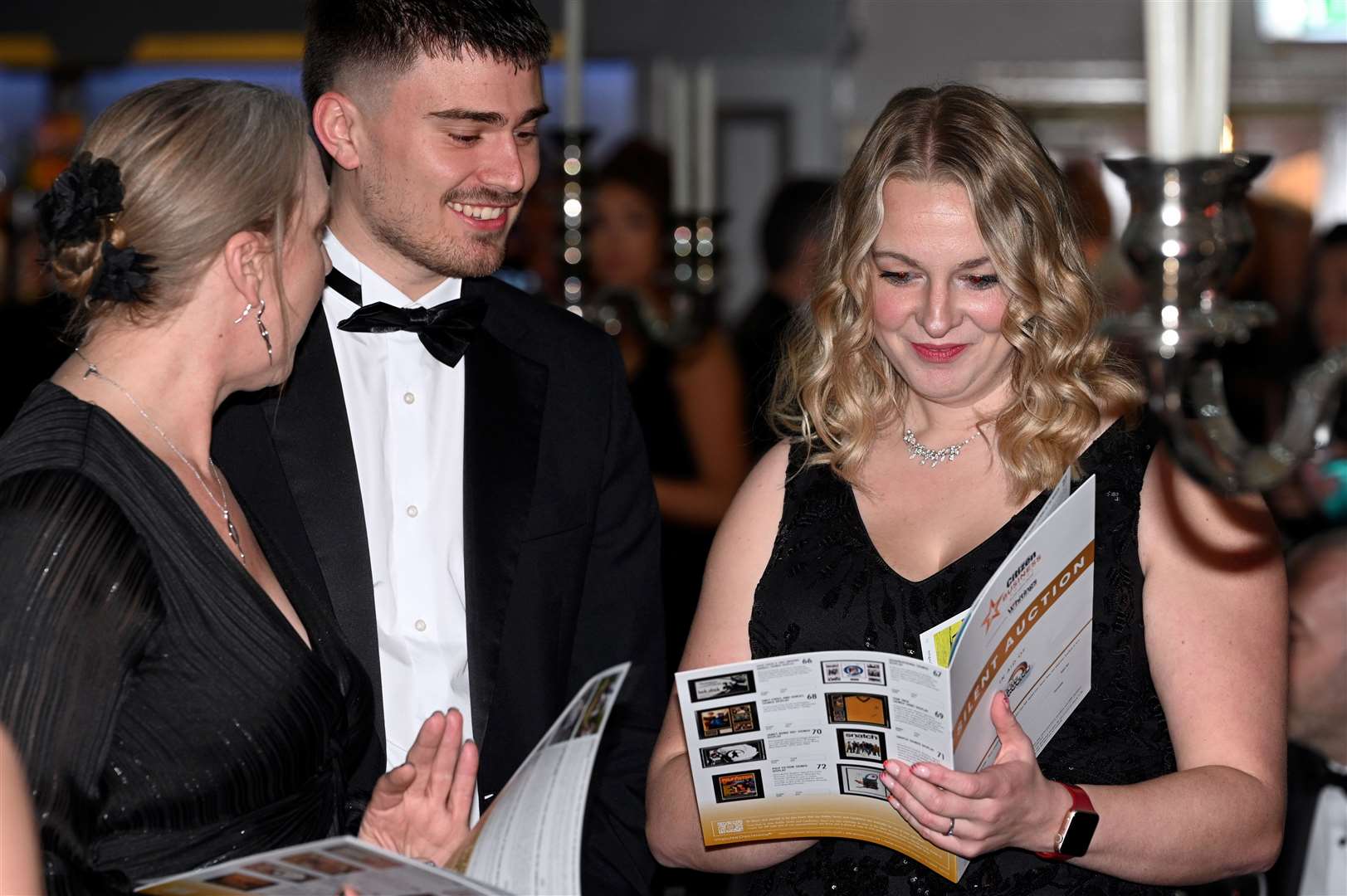Guests await the awards