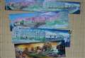 Artist produces postcards of work