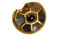 Gold gem stud thought to be on early medieval sword belt found on village farmland