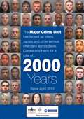 Major crime unit sentences offenders to over 2,000 years behind bars
