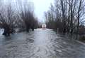 Village road flooded again with 13 inches of water