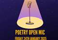 Calling all poets this event is open to all