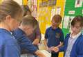 Pupils learn about bread making