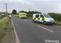 Man taken to hospital after two vehicle collision in Wisbech this morning