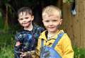 Youngsters throw themselves into a day of muddy fun