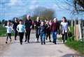 Youngsters put the miles in to raise funds for school project