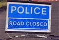 Road closed following serious collision between car and tractor