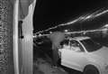 Thief caught on video doorbell stealing from car while he had lock knife on him