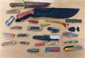 Large haul handed in by boy as part of knife amnesty