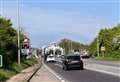Delays on A17 after two-vehicle crash