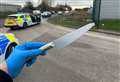 Watch footage of 21-year-old’s arrest after he was caught with three blades