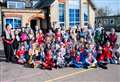 Pupils and staff at village school display array of costumes to mark World Book Day