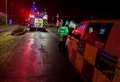 Porsche found in a ditch after lamppost crash