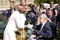 Veteran, 102, recalls war stories as he joins comrades at royal garden party