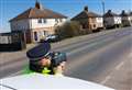 Police stop vehicles for speeding while on patrol in town
