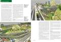 Former West Norfolk councillor's 21-foot model railway at Walpole Water Gardens featured in Continental Modeller magazine