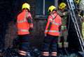 Arsonists blamed for fire which spread from rubbish pile to fence and hedges