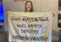 Final chance to see woman’s replica of the Bayeux Tapestry