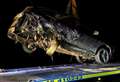 Rural roads warning after Mercedes crashes into parked vehicle