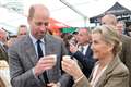 William and Sophie sample gin during rare joint outing