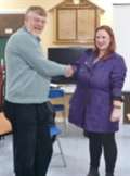 March Lions present volunteer award