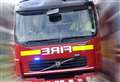 Fire crew put out village vehicle blaze