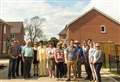 Celebrations as keys to 12 affordable homes in Tydd St Giles are handed over to families