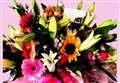 Meal and flowers for Mother's Day