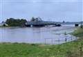 River close to bursting its banks as water level almost at two metres