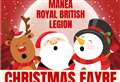 Early chance to see Father Christmas at club’s festive fayre