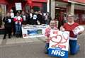 Hospital campaigners hit the shops 