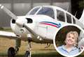 'I flew a plane for the first time and this is how I got on at 2,000ft in the air' 