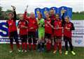 Under 11 Girls win March Rangers Football Tournament age group