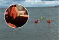 Rachel taking on the channel to raise funds for spinal chord charity