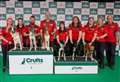 Dog racing team takes second at prestigious show